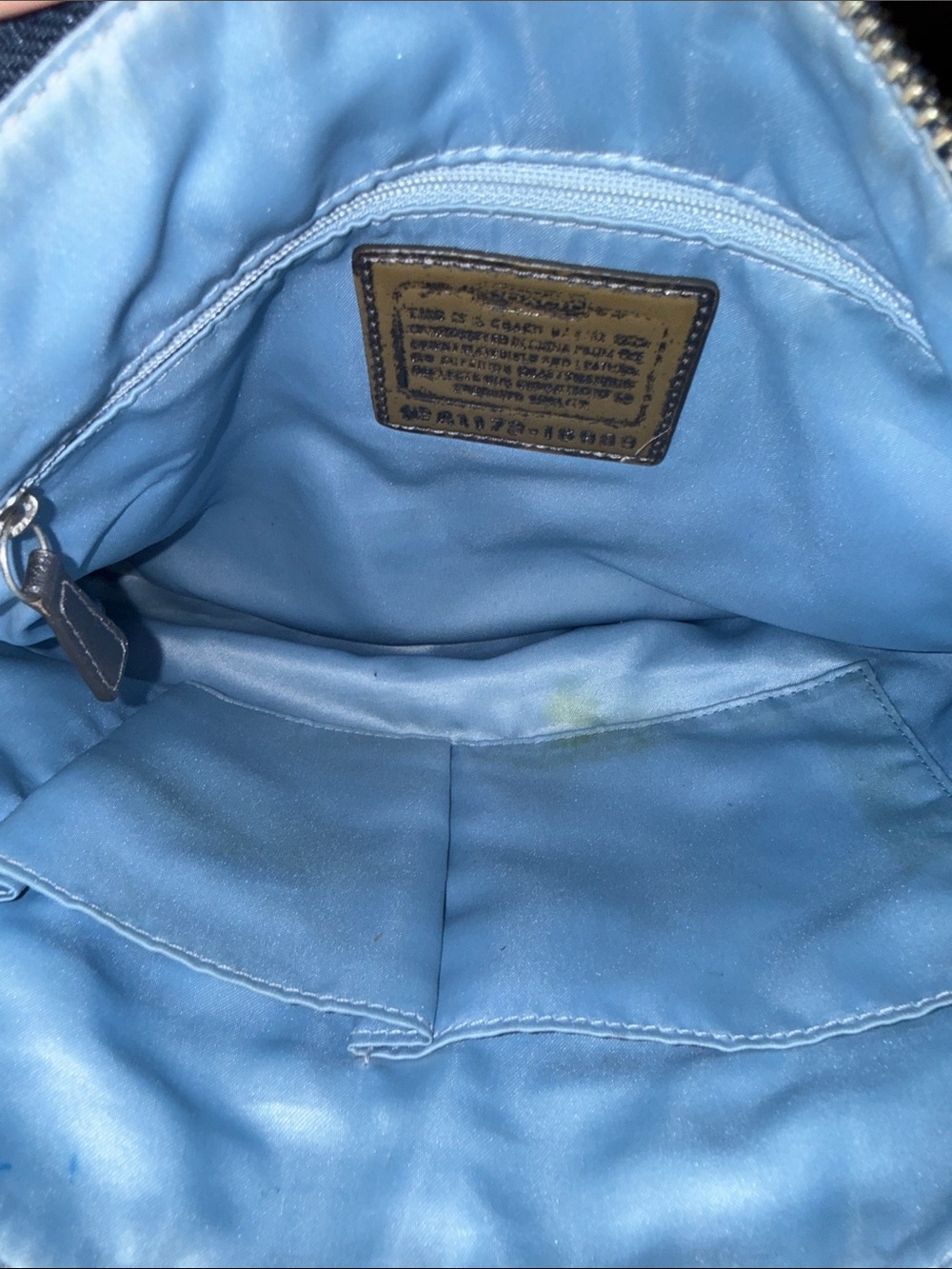 COACH POPPY DENIM EST. 1941 SHOULDER BAG - Picture 8 of 17